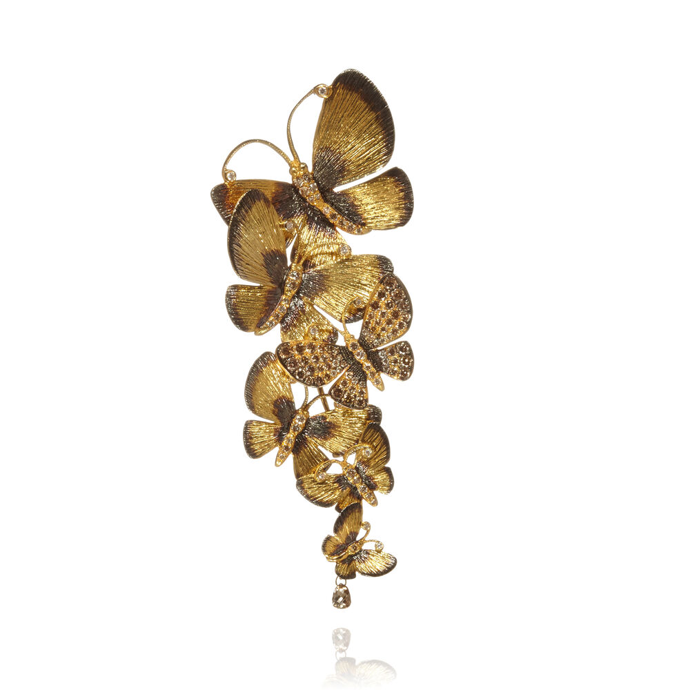 Butterflies 18ct Gold Diamond Large Pendant | Annoushka jewelley